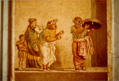 Les musiciens. Pompei